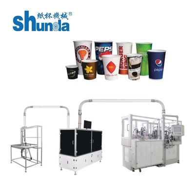 품질 2-32 OZ 종이 음료 컵/컨테이너를 위한 기계를 만드는 자동적인 종이컵 공장