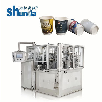 품질 안전 주스/커피/아이스크림 종이컵 생산 기계 135-450GRAM 공장