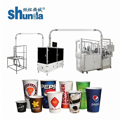 135-450 Gsm Thickness Automatic Paper Cup Forming Machine 220V Or 380 V Power Source