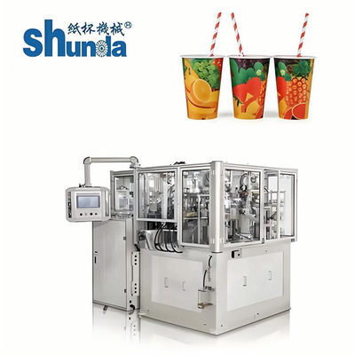 품질 자동적인 종이컵 기계, 기계 55ml-900ml에게 두에게 hot&cold를 만드는 자동적인 서류상 커피 잔 차잔 아이스크림 컵 공장