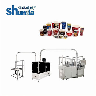 품질 뜨거운 기계 2-32oz를 형성하는 자동적인 종이컵 기계, akr 제일 질 종이컵과 감기 음료 공장