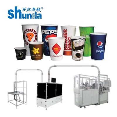 135-450gsm Paper Cup Tea Machine For Beverage Containers