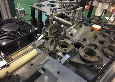 High Speed Digital Control Double Wall Paper Cup Sleeve Making Machine With Track Switches