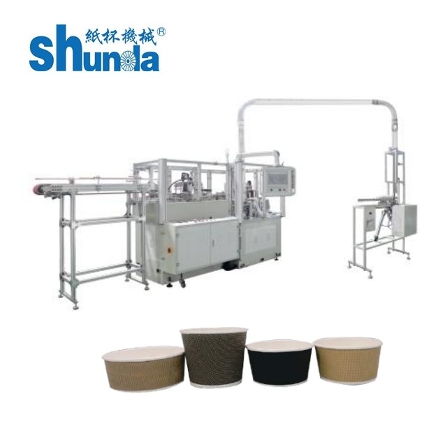 Disposable Double-wall Paper Tea Cup Making Machine With Anti Rust Treatment Mold