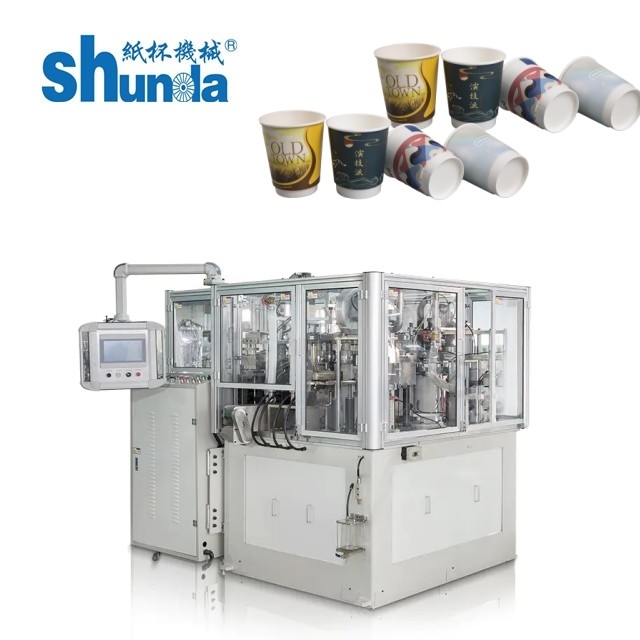 220V/380V Sealing Paper Tea Beverage Container Forming Machine With Ultrasonic And Hot Air Heating