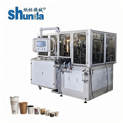 기계에게 고속 100-145pcs/m를 만드는 2020년 Shunda 자동적인 서류상 차잔