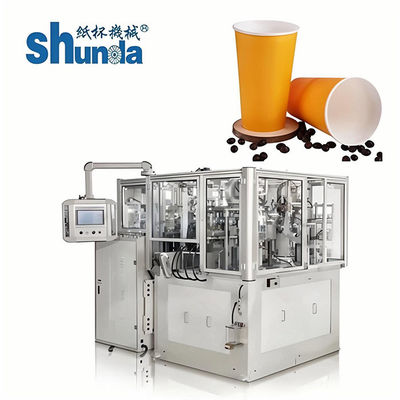 고속 종이컵 기계, Shunda 아이스크림, 차, 커피를 위한 고속 종이컵 기계